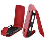 Galaxy Mini l�der etui (R�d)